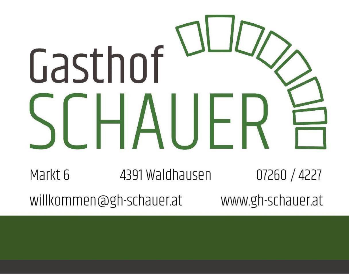 Gasthof Schauer Waldhausen im Strudengau Екстериор снимка